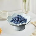 thumbnail image 6 of Serving Tray Fruit Plate Snack Bowl Ceramic Material with Drainer for Modern Home Table Centerpiece, 6 of 9