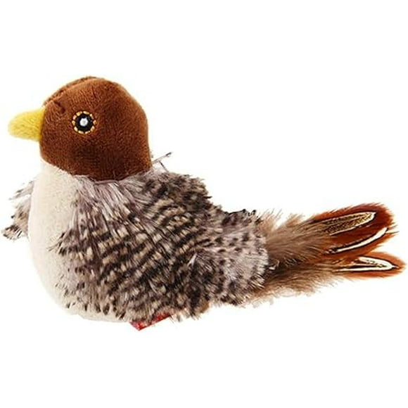 Lunfar Cat Bird, Moving Bird Cat Toy, 14×7×5cm Simulated Chirping Bird Cat Toy, Interactive Cat Toy, Chirping Bird, Bird Toy for Indoor Cats