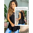 thumbnail image 4 of STARVNC Women Lace Rose Patchwork Crew Neck Sleeveless Tank Top, 4 of 4