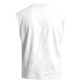 thumbnail image 6 of Men's Sleeveless Crew Neck Muscle Shirt Lightweight Breathable Loose Fit Solid Casual Tank,S, 6 of 6