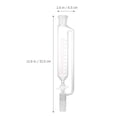 thumbnail image 3 of Durable Separatory Funnel Cylindrical Funnel Laboratory Glass Distiller Device, 3 of 9