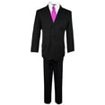 thumbnail image 2 of Boys Pinstripe Suit with Matching Tie Size 2-20, 2 of 3