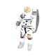 thumbnail image 4 of Figuras de astronautas a escala 1/64, modelos de arte y manualidades, mini juguetes de astronautas para escenografía. De pie, 4 of 9