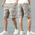 thumbnail image 3 of WTXUE Cargo Pants for Men, Mens Shorts Men'S Casual Amouflage Shorts Camouflage Short Cargo Comfort Waist L, 3 of 3