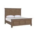 thumbnail image 2 of New Classic Furniture Mariana Wood Queen Size Bed in Vintage Mocha, 2 of 8