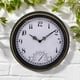 thumbnail image 3 of Reloj de pared de con termómetro, reloj de pared silencioso que no hace tictac, con pilas, para interiores y exteriores Fernando reloj de pared termometro, 3 of 8