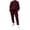 Wine&1080, variant on CONFREE Mens 2 Peice Sweatsuit Casual Men's Jogging Tracksuit Set Solid Pullover Sweatshirts Pants Athletic Sweat Suit for Men