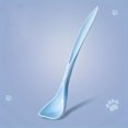 thumbnail image 4 of 4pcs Long Handle Pet Food Mixing Spoons - Curved Design, Durable Plastic for Cats & Dogs, 4 of 5