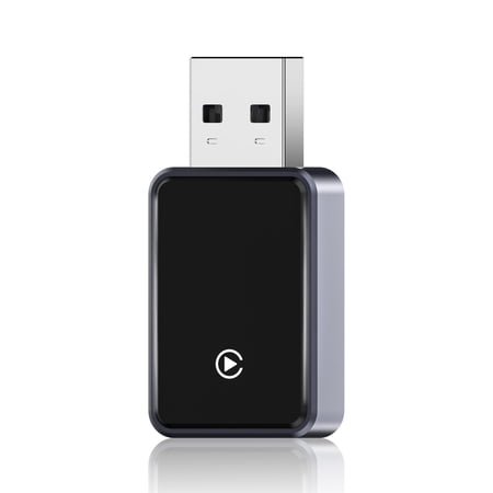 Wireless Carplay Adapter, 2 in 1 Apple Carplay Convert Wired to Wireless Adapter for iOS 10+ and Android 10+, Plug and Play, No Delay Carplay Adapter for Cars 2016+