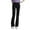 Black 3XL, variant on Women Suit Pants High Waist Button Zipper Fly Office Lady Trousers with Pockets Solid Color Slim Fit Straight Leg Trousers
