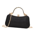 thumbnail image 2 of Bolso bandolera para mujer, bolso con cadena, bolso informal duradero, bolsos de noche Negro Yuyangstore Bolso bandolera, 2 of 8