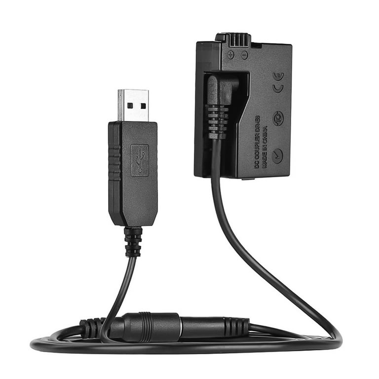 Andoer DR-E8 Dummy Battery with DC Power Bank USB Adapter Cable Replacement for LP-E8 for Canon EOS 550D 600D 650D 700D Cameras - Walmart.com
