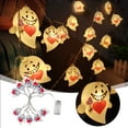 thumbnail image 2 of Home Improvement Halloween Pumpkin String Bat String Battery Powered Outdoor Halloween Party Wreath Decoration Nightlight Decoration String Light, 2 of 7