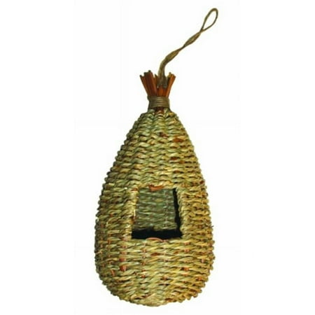 World Source Partners Woven Rope Teardrop Roosting Pocket Natural BA05202
