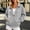 Gray, variant on IUYRTFE Women's Full Zip Jacket with Pockets Turn Down Collar Long Sleeve Winter Casual Outerwear