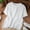#152-White, variant on Ceisia Men's Breathable Cotton Linen T-shirt Short Sleeve Round Neck Loose Fit Casual All Season Tops White M Gifts