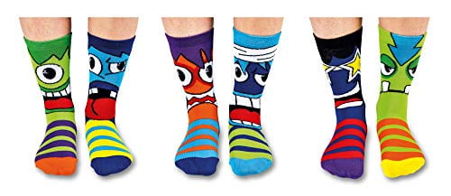 United Oddsocks Size 12-6 Boys Mashers Socks Boys Novelty Socks 