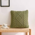thumbnail image 5 of Hiroekza Modern Polyester Throw Pillow Cover with Zipper - Stylish & Easy to Clean, Machine Washable (45x45cm/18x18in, Multiple Colors) Green, 5 of 5