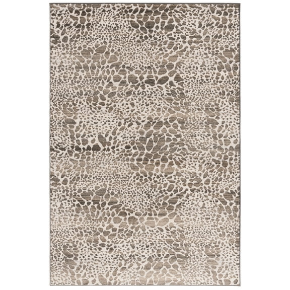 SAFAVIEH Noble Kuzman Animal Print Area Rug, Beige/Brown, 8' x 10'