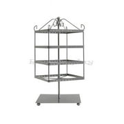 Roxy Display JW-DQFA-003 Boutique Earrings Rotating Holder Display - Gray, 96 Pieces