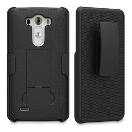 Samsung Galaxy S4 Belt Clip Case, DuraCLIP [secure-fit] Holster w/ Slim Cover (Smooth Black) (By