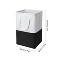 thumbnail image 3 of Linnome Foldable Large Capacity Laundry Basket Breathable Dirty Clothes Hamper Portable Washing Bin for Bedroom Bathroom Closet Household Sundry Organization, 3 of 6