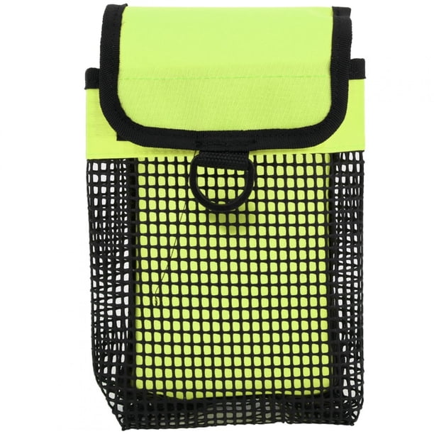 Bolsa De Malla Para Buceo, Bolsa De Almacenamiento Portátil Para Buceo, Bolsa De Equipo De Buceo Para Buceo, Deportes Al Aire Libre, Equipo De Esnórquel, Natación OTVIAP Verde fluorescente