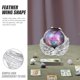 thumbnail image 5 of unbranded Base Para Bola De Cristal De Resina Con En Alas Plateadas Soporte Decorativo Para Hogar, 5 of 6