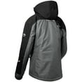 thumbnail image 2 of Castle X, 71-4364, Womens Polar G2 Snowmobile Jacket Winter Coat - Heather Gray/Black, M, 2 of 2