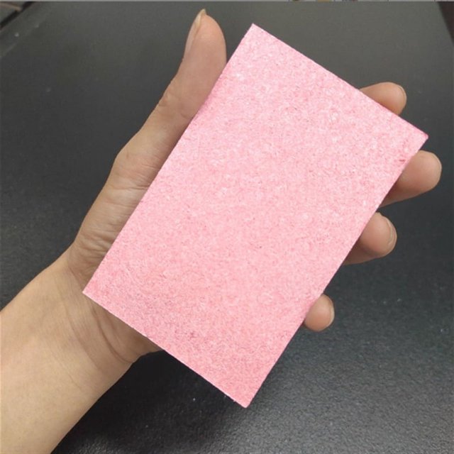 Bloque de esponja de limpieza de pulpa de madera comprimida, absorbente, de algodón, para cocina, esponjosa y hinchable