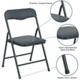 thumbnail image 4 of Flash Furniture Mindy 5-Piece Folding Table and Chairs Set – Portable Activity Table for Daycare, Classrooms & Playrooms, Navy, 4 of 13