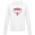 thumbnail image 2 of Men's Levelwear  White St. Louis Cardinals Anthem Home Field Pullover Hoodie, 2 of 3