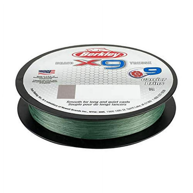 Berkley X9 Braided Fishing Line 9 Times for Saltwater and Freshwater  Fishing : : Sports & Outdoors