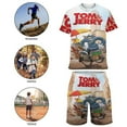 thumbnail image 5 of Tom And Jerry Boys Girls Short Sleeve Mesh T-Shirt And Shorts Outfit Set Summer Clothes Set for Kids, 5 of 8