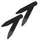 thumbnail image 1 of OUNONA 2Pairs Carbon Fibre Collar Stays for Men Shirt Formal Wear Collar Protectors, 1 of 8