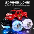 thumbnail image 3 of Joyfy  3 Pack Light Up Monster Truck Set, Hot Wheels Monster Trucks for Kids, LED Race Truck, Best Birthday Gifts for Boys and Girls, 3 of 9