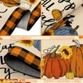 thumbnail image 4 of HEBE Fall Kitchen Rugs Sets of 3 Non Slip Farmhouse Buffalo Plaid Pumpkin Kitchen Rugs and Mats Washable Kitchen Mats for Floor Seasonal Thanksgiving Kitchen Rug Runner Carpet Autumn Rug, 4 of 6