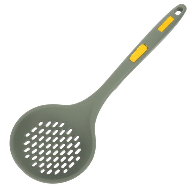 ColoMX Colador de cocina de silicona, cuchara coladora, colador de alimentos, cuchara de cocina, cuchara coladora de pasta
