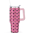 thumbnail image 2 of 40oz Dog Mom Tumbler - Leakproof Travel Coffee Mug with Handle - Cute Puppy Gift for Women Who Love Dogs - Double Wall Stainless, 2 of 7