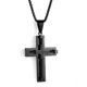 thumbnail image 2 of Cross Necklace Stainless Steel with Gold Pendant Necklace for Men Rope Chain, 2 of 5