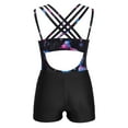 thumbnail image 3 of inhzoy Kids Girls 2Pcs Gymnastic Dance Leotard Cartoon Pattern Bodysuit Unitard with Shorts, 3 of 6