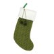 thumbnail image 4 of Medias navideñas tejidas CUTICAT para chimenea decoración de regalos de dulces Verde, 4 of 8