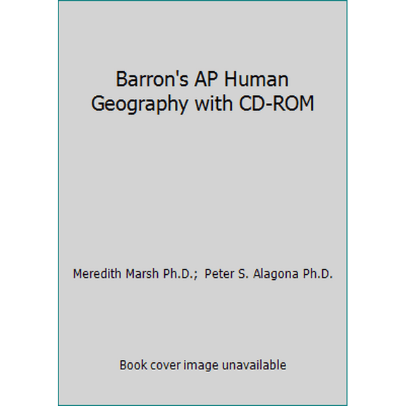 Pre-Owned Barron's AP Human Geography with CD-ROM (Paperback) 1438076045 9781438076041