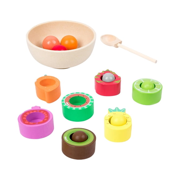 Bolas en tazas, juguetes Montessori, clasificación de colores con tazas y bolas, juguetes sensoriales preescolares, juguetes educativos para edades de