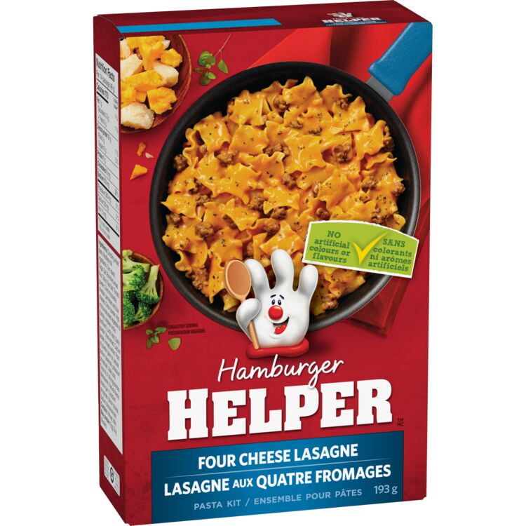 Hamburger Helper Lasagne aux quatre fromages