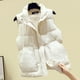 thumbnail image 2 of Chaquetas para mujer, chaleco de bolsillo, chaqueta corta, invierno, sin mangas, cuello vuelto, cremallera, prendas de vestir exteriores sólidas Odeerbi ODB-3, 2 of 6