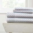 thumbnail image 2 of Merit Linens Premium Ultra Soft Lily Pattern 4 Piece Bed Sheet Set, 2 of 2