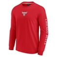 thumbnail image 2 of Men's Fanatics Red Chicago Bulls Elements Strive Long Sleeve T-Shirt, 2 of 3