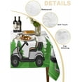 thumbnail image 2 of Golf Table Cloth, Green Forest Tree Balls Clubs Sports Cartoon Waterproof Tablecloth for Rectangle Tables, Reusable Washable Fabric Table Cover for Restaurant Kitchen Dining Tables 52"x70", 2 of 6