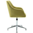 thumbnail image 3 of vidaXL Swivel Dining Chairs 4 pcs Green Fabric, 3 of 5